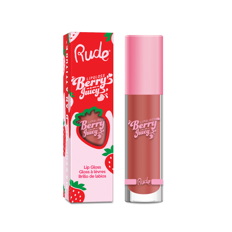 Rude Cosmetics Berry Juicy Lip Gloss Lip Gloss White Smoke Sienna Sugar