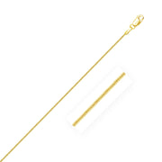 Bids.com 14k Yellow Gold Round Snake Chain 0.9mm Necklaces White Smoke Default Title / Yellow Gold