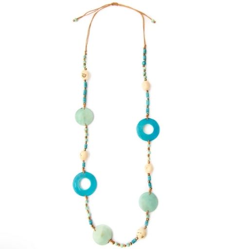 Caribbean Emerald Caribbean Emerald Ocean Necklace Accessories White Smoke