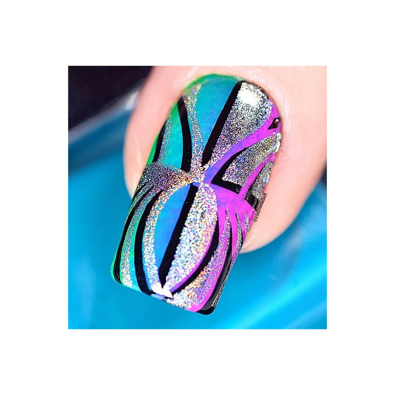 UberChic Beauty Collection 26 Stamping Plate Light Sea Green