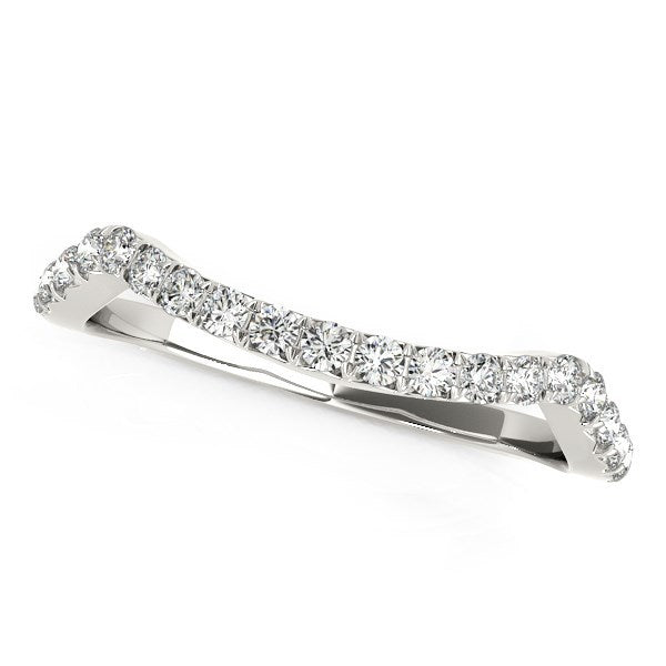 Bids.com 14k White Gold Modern Curvy Design Diamond Wedding Band (1/5 cttw) Rings White Smoke 3 / White Gold,3.5 / White Gold,4 / White Gold,4.5 / White Gold,5 / White Gold,5.5 / White Gold,6 / White Gold,6.5 / White Gold,7 / White Gold,7.5 / White Gold,8 / White Gold,8.5 / White Gold,9 / White Gold