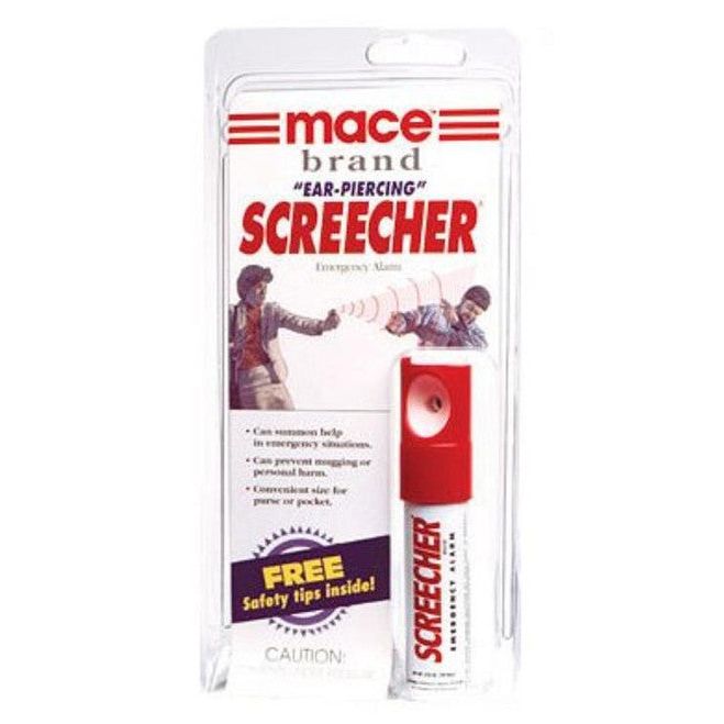 Mace Mace Screecher Aerosol Alarm Contains 20, Short Blasts 10gr, Up To .25 Mil Shorts White Smoke