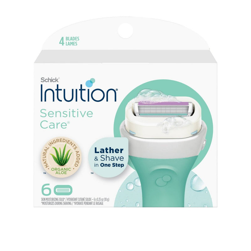 Schick Schick® Intuition® Sensitive Care – Razor Blade Refills Personal Care White Smoke