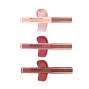Profusion Cosmetics Crimson Perfect Pout – 3-Piece Lip Gloss Set Lips Sienna
