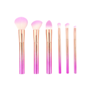 Profusion Cosmetics Crimson Brush Vault – 6-Piece Brush Set Makeup Brushes Pink