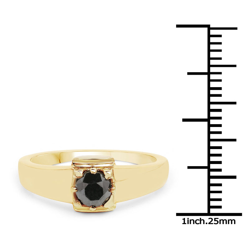 Bids.com 0.50 Carat Genuine Black Diamond .925 Sterling Silver Ring Rings White Smoke size 8.00,size 10.00,size 6.00,size 7.00,size 9.00,size 5.00