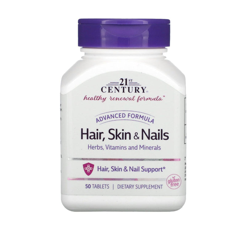 21st Century 21st Century Hair, Skin & Nails, Advanced Formula, 50 Tablets Nails Lavender