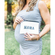 Sunflower Motherhood Mama Pouch Totes Gray