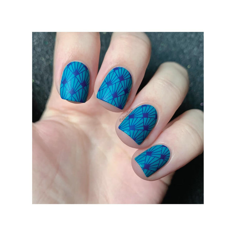 UberChic Beauty Art Deco Glam Stamping Plate Tan