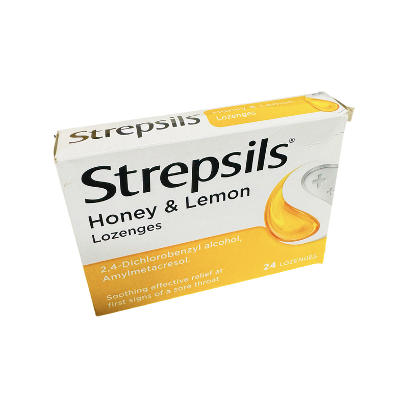Strepsils Strepsils Honey & Lemon 24 Lozenges Lozenges White Smoke