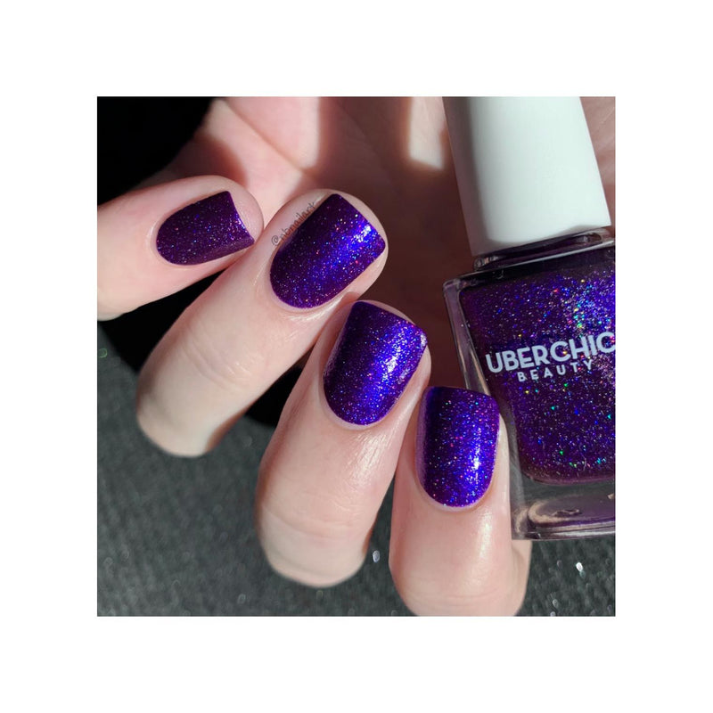 UberChic Beauty Deep Freeze - Holographic Polish Regular Polish Gray