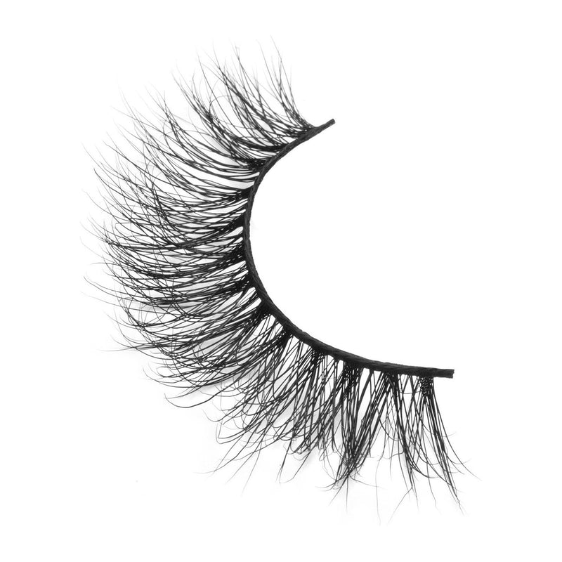 Lurella Cosmetics 3D Mink Eyelashes - Dynamic False Eyelash Light Gray
