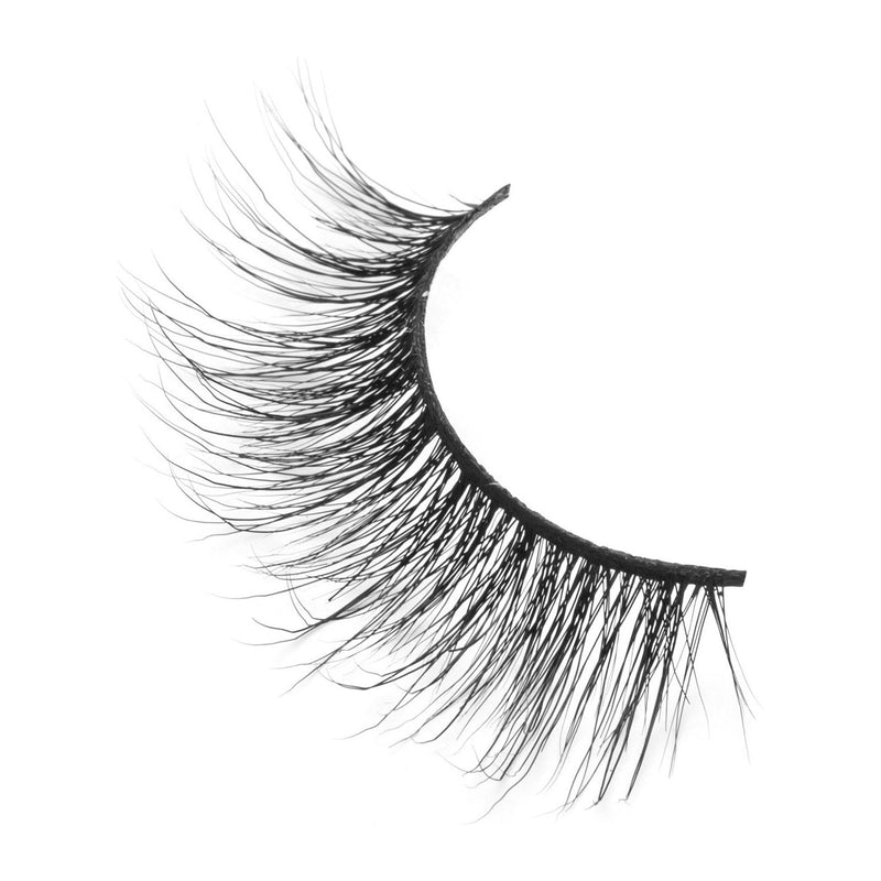 Lurella Cosmetics 3D Mink Eyelashes - Scorpio False Eyelash Light Gray