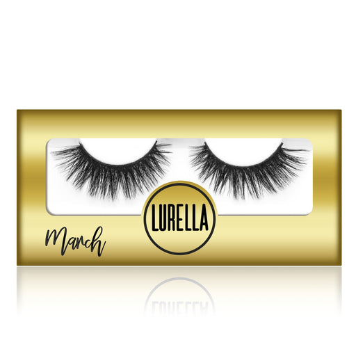 Lurella Cosmetics 3D Mink Eyelashes - March False Eyelash White Smoke