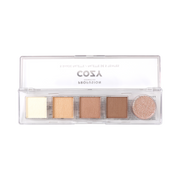 Profusion Cosmetics Mini Essentials 5 Shade Palette Eyes Light Gray Cozy