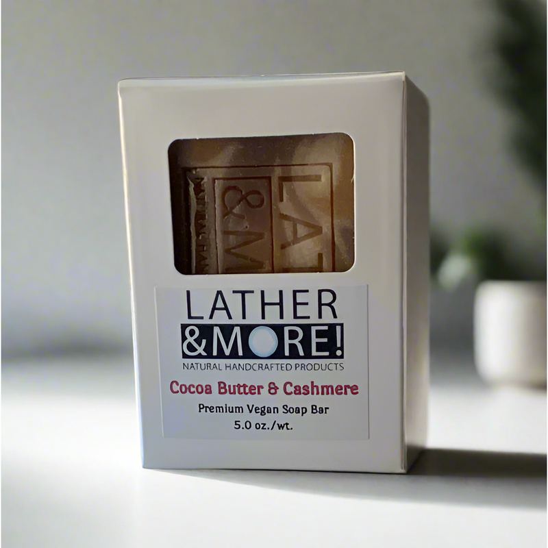 Lather and More! Cocoa butter and Cashmere Soap Soap Lavender
