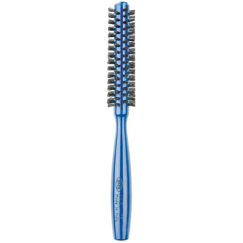 Creative Pro Hair Tools Ariel Blue Italian 3ME Round Boar Bristle Hair Brush Hair Brush White Smoke 3ME123 -1.25"