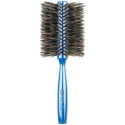 Creative Pro Hair Tools Ariel Blue Italian 3ME Round Boar Bristle Hair Brush Hair Brush White Smoke 3ME126 -3"