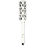 Creative Pro Hair Tools Champion Italian Nylon Round Bristle Hair Brush Hair Brush White Smoke 1.5"