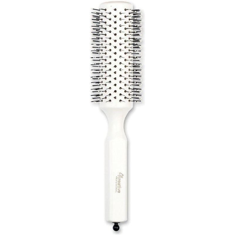 Creative Pro Hair Tools Champion Italian Nylon Round Bristle Hair Brush Hair Brush White Smoke 2."