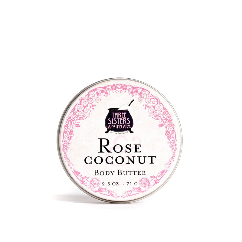 Soap Cauldron Body Butter Rose & Coconut Body Butter White Smoke 2.5 oz