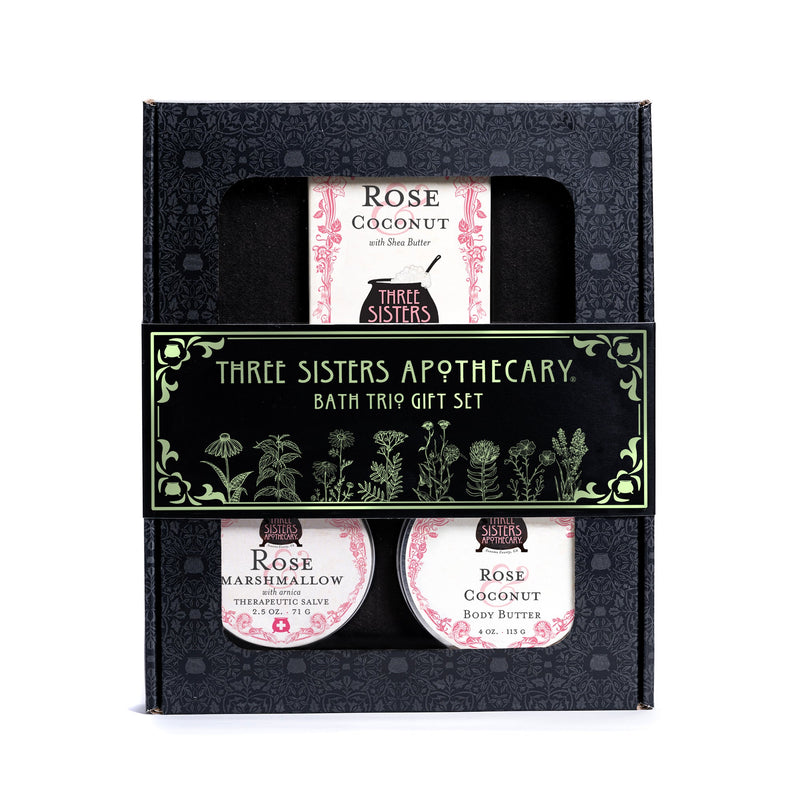 Soap Cauldron Boxed Gift Trio Gift Black Rose & Coconut