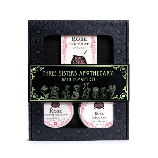 Soap Cauldron Boxed Gift Trio Gift Black Rose & Coconut