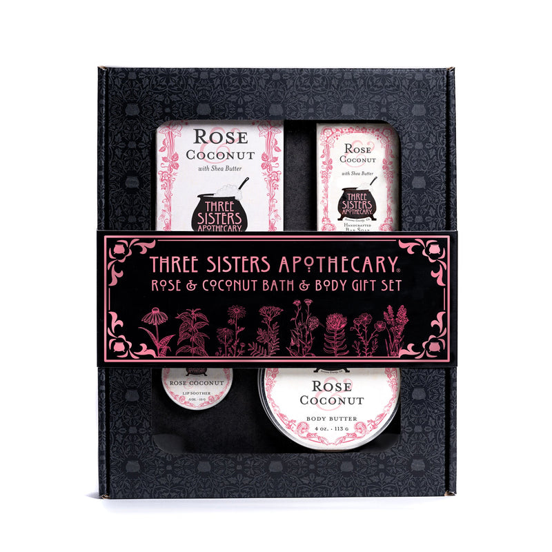 Soap Cauldron Boxed Bath & Body Gift Sets Gift Black Rose & Coconut