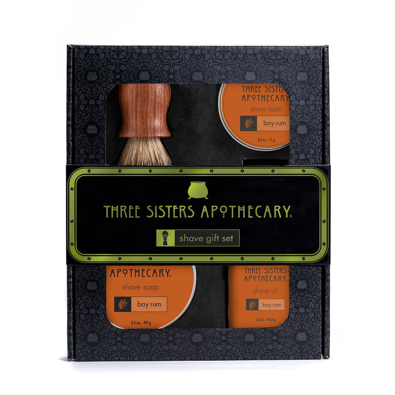 Soap Cauldron Boxed Shave Premium Gift Set Shave Black Bay Rum