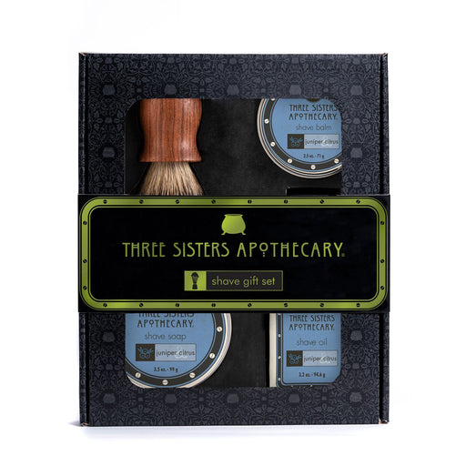 Soap Cauldron Boxed Shave Premium Gift Set Shave Black Juniper & Citrus