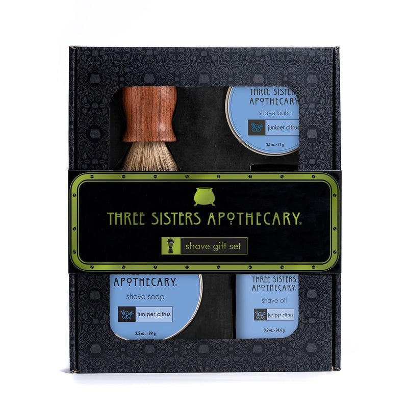 Soap Cauldron Boxed Shave Premium Gift Set Shave Black Juniper & Citrus