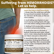 COLEHERBALS LLC 03 - Dr. Cole's Hemorrhoid Salts White Herbal Dark Slate Gray