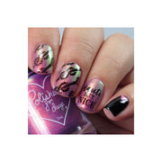 UberChic Beauty Nauti But Nice Stamping Plate Rosy Brown