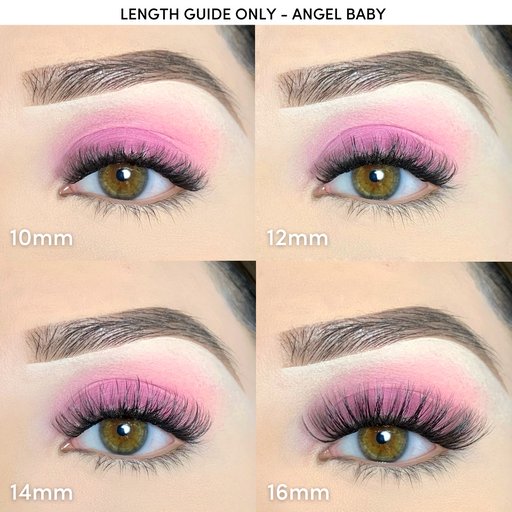 Pink Purée Angel Baby Multi-pack DIY Lashes Peach Puff