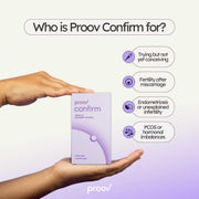 Proov Confirm Ovulation PdG Test Kit progesterone > progesterone test > fertility test Seashell 1 Cycle Pack,2 Pack - $25.00  Per Kit,3 Pack - $21.66  Per Kit