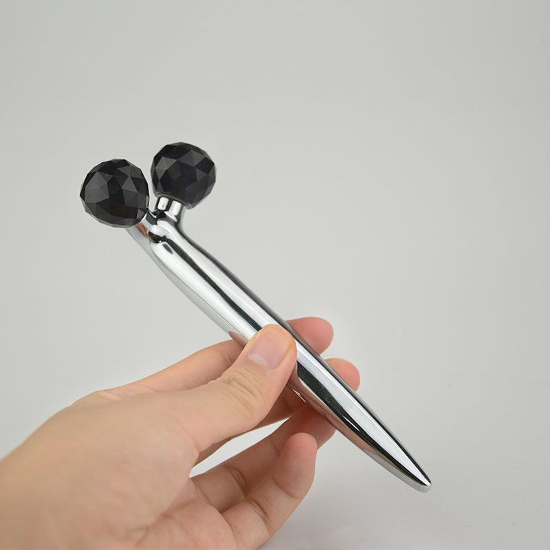 ZAQ Skin & Body ZAQ Black Obsidian Y Facial Roller Gray