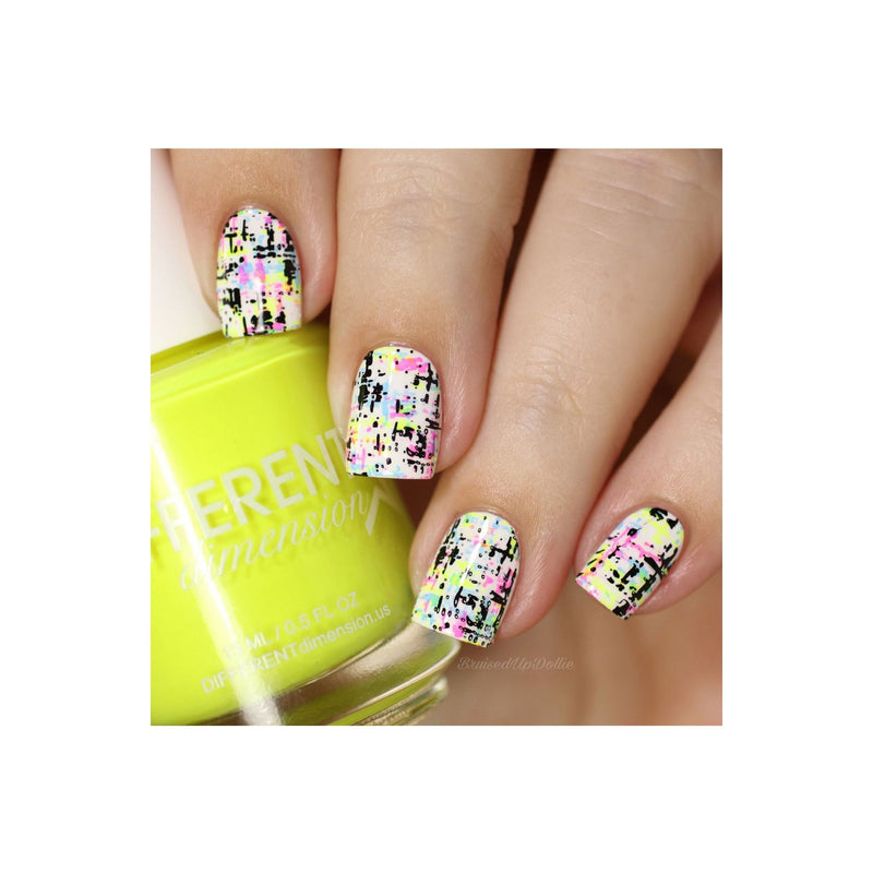 UberChic Beauty Texture-licious-01 Stamping Plate Dark Khaki