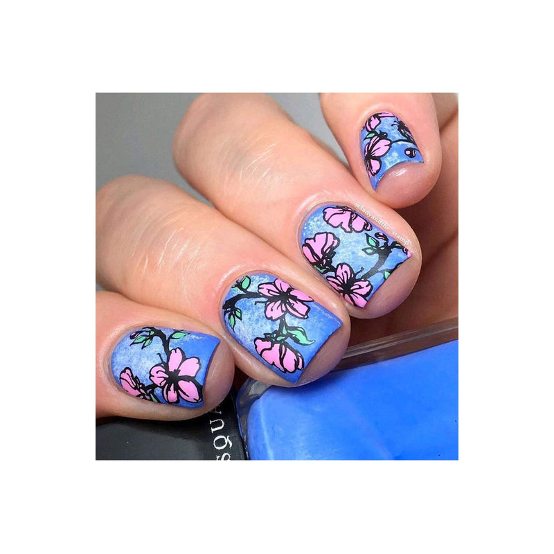 UberChic Beauty Yay Spring! Stamping Plate Rosy Brown
