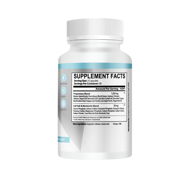 Energi Nutrition Digest Zyme Supplement Lavender