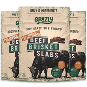 Grazly Raw Honey & Coconut Aminos Brisket Slabs Tan 3 Pack