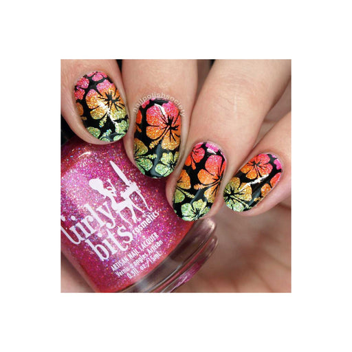 UberChic Beauty Vacation Mode Stamping Plate Rosy Brown