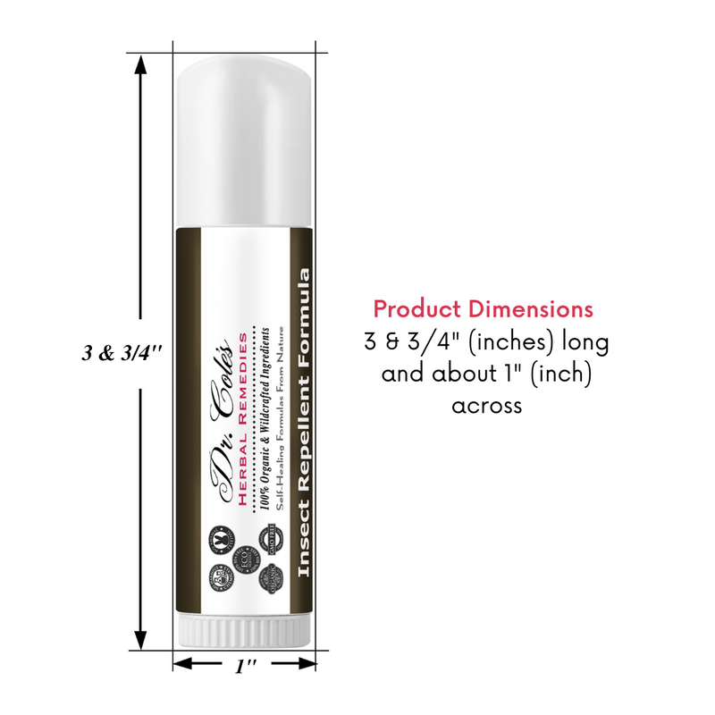 COLEHERBALS LLC 15 - Dr. Cole's Insect Repellent Stick Herbal White Smoke