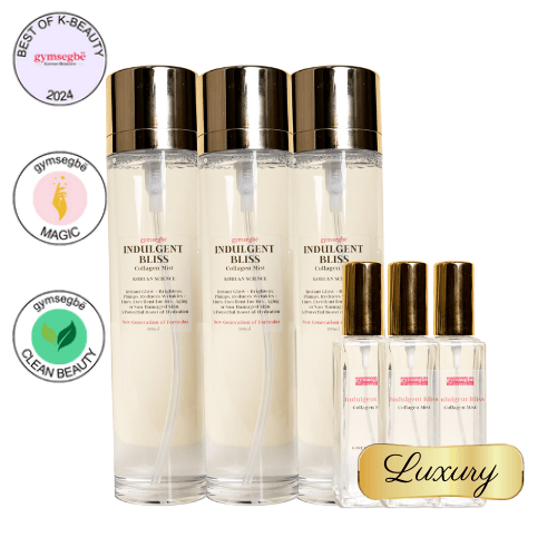 gymsegbë Indulgent Bliss Collagen Facial Mist Anti-Aging Facial White Smoke 3 Bottles Save $9.98