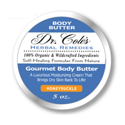COLEHERBALS LLC 35 - Dr. Cole's Gourmet Body Butter - HONEYSUCKLE Herbal White Smoke