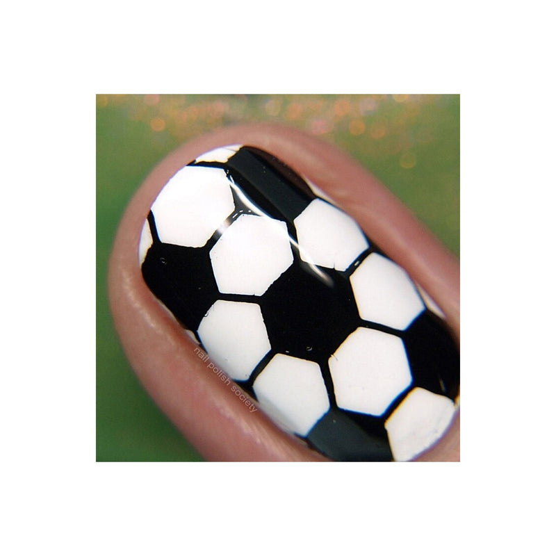 UberChic Beauty Soccer Love Stamping Plate Dim Gray