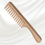 KOH-I-NOOR Beauty USA Legno Beech and Kotibe Wood Wide Tooth Comb Comb Lavender