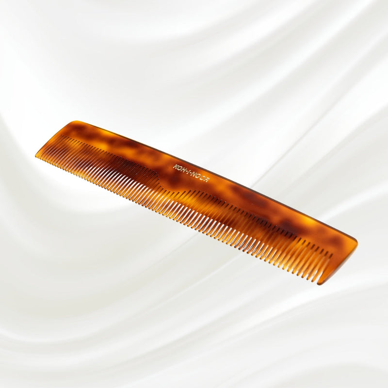 KOH-I-NOOR Beauty USA Jaspè Dual-Tooth Comb - Wide & Narrow Teeth for Detangling & Smoothing Combs Lavender Large,Medium,Small