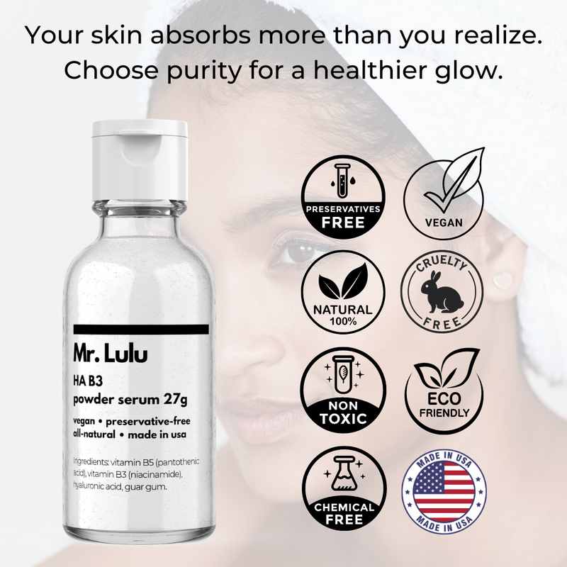Mr. Lulu Skincare HA B3 Powder Serum Gray
