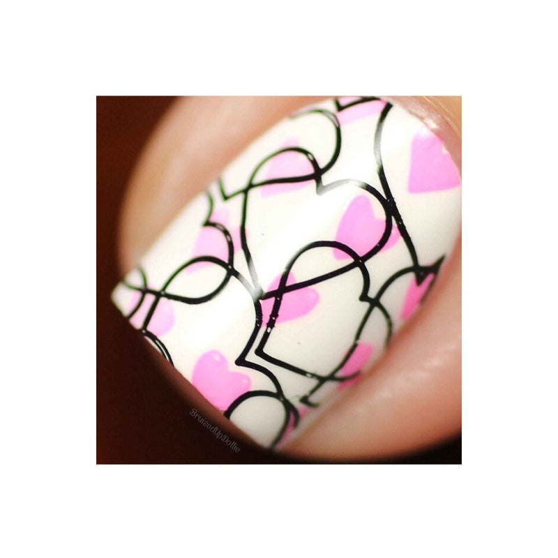 UberChic Beauty Love and Marriage-03 Stamping Plate Light Gray