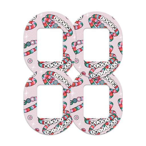 Peelz Merry Swiftmas Tandem Mobi Patch Tape - Pump Peelz Patch Medical Tape White Smoke 12-Pack (Set of 12 Patches),4-Pack (Set of 4 Patches),1-Patch (One Single Patch)
